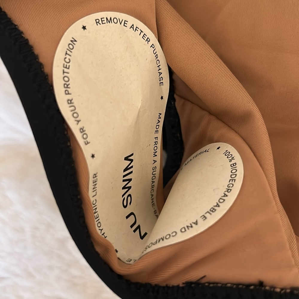 Nu Swim Paradise One Shoulder Swimsuit Black - Picture 8 of 14